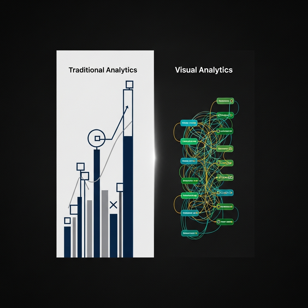 Visual Analytics vs Traditional Analytics for Finance Creators