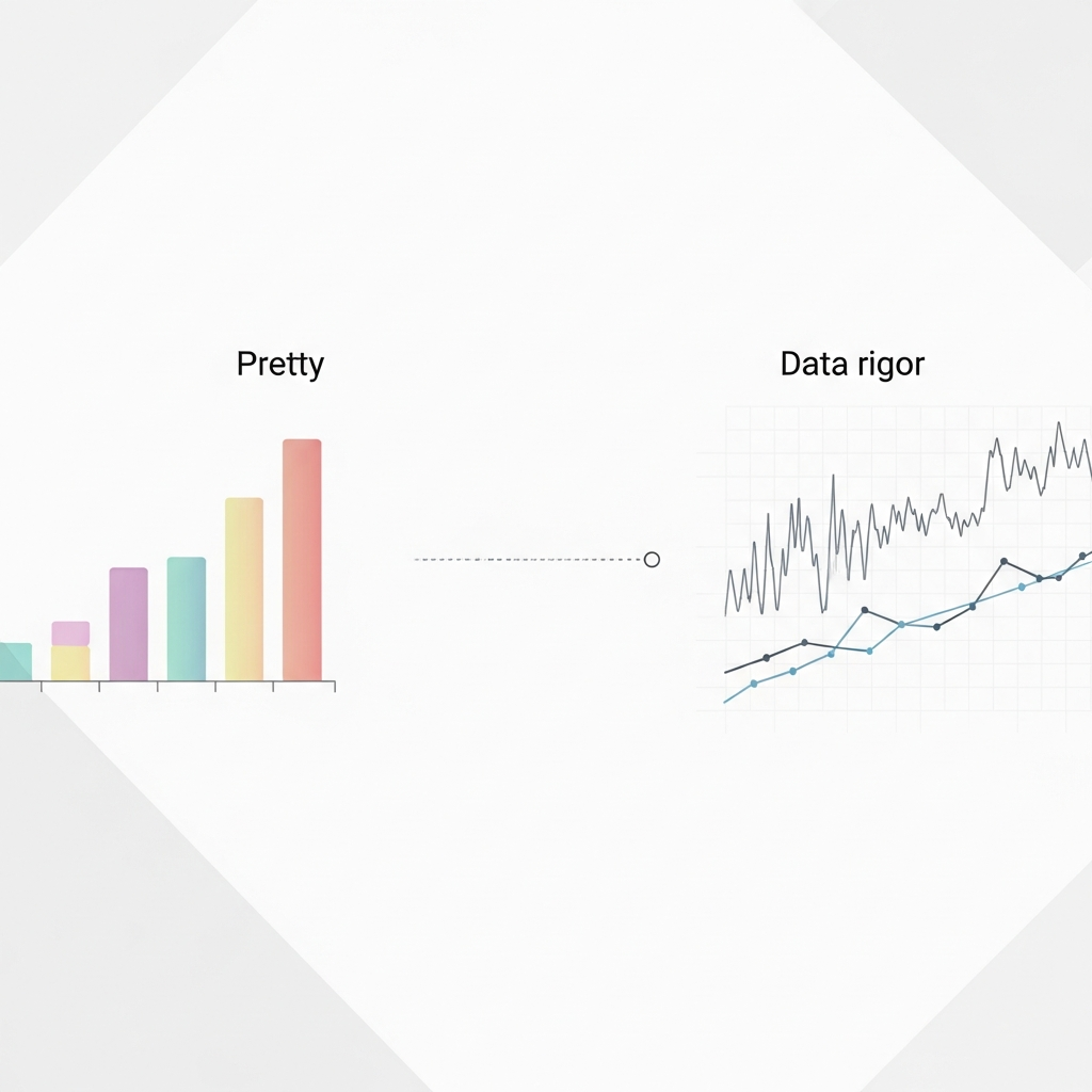 Why Pretty Charts Fail: Visual Storytelling Needs Data Rigor